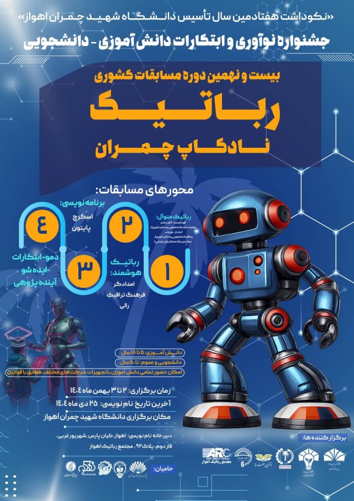 تصویر پوستر ششمین دوره مسابقات نادکاپ اهواز