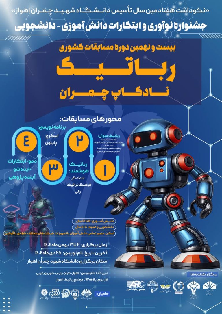 تصویر پوستر ششمین دوره مسابقات نادکاپ اهواز